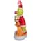 6ft. Airblown® Inflatable Christmas Grinch & Max with Lamp Post